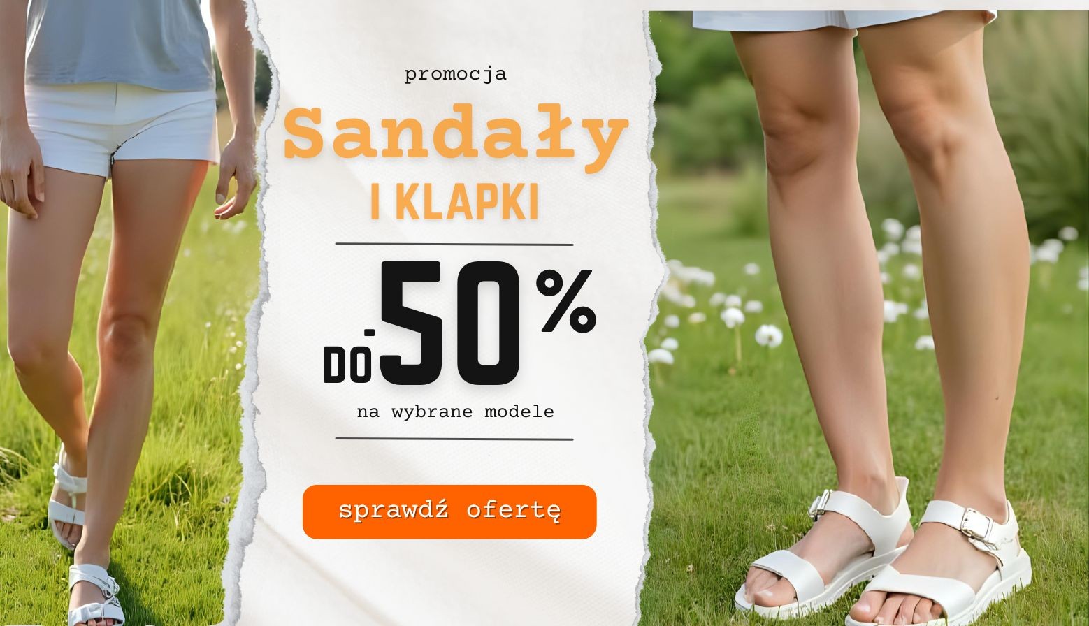 Promocja na sandały i klapki